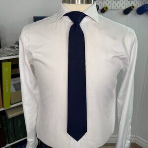 Solid Navy Blue Tie